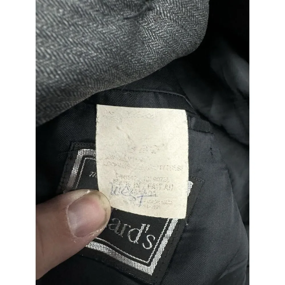 Men's Ralph Lauren Black Sport Coat Blazer XL‎ Wool Used